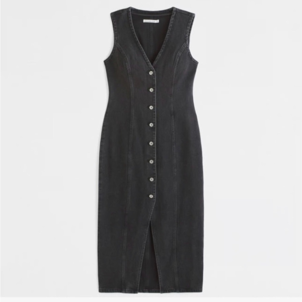 The A&F Mara Vest Midi Dress